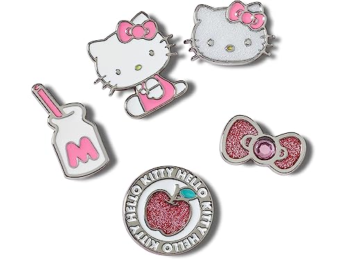 Breloques Crocs Hello Kitty Surélevée multicolores : bijoux de chaussure mixte