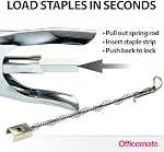 Officemate Classic Plier Stapler Bundle with 10,000 Staples, Metal, Silver (97768)