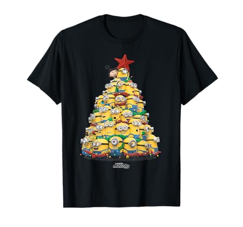 Minions Christmas Tree Camiseta