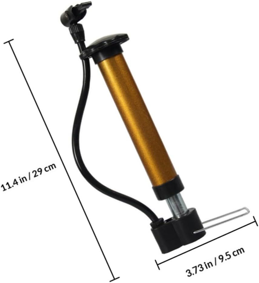 Holibanna Portable Bike Tire Pump and Basketball Inflator Set with 2 Pumps 2 Needles Mesh Bag and Ball Storage Bag – Lightweight Handheld for Outdoor Sports and Inflatables image 2