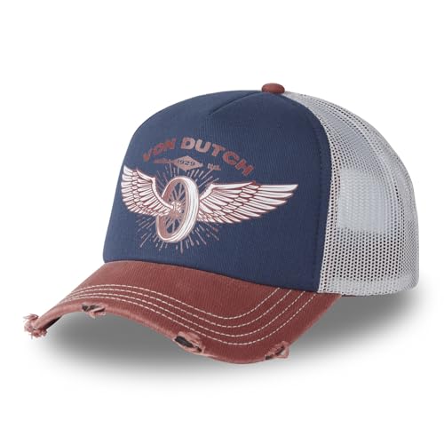 Casquette Von Dutch ajustable avec filet trucker crew aux finitions soignées