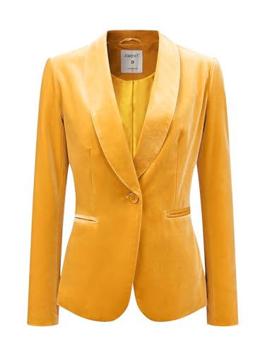 Veste marine Allegra K femme blazer classique bleu chic tailleur ajusté
