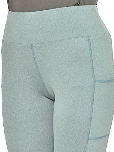 Image of CHKOKKO Women's High Rise Regular Fit Polyester Blend Sports Leggings (JSSTIGHT)