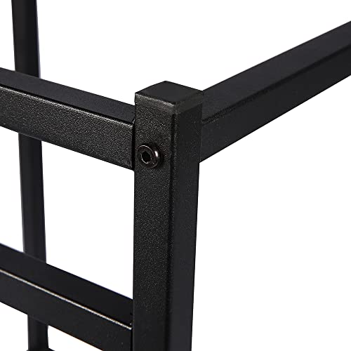 Gia 24-Inch Counter Height Square Backless Metal Stool With Holstein Cow Print Upholstery, Black, Qty Of 2 #TOP6