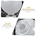 Gatuida Firefly Chandelier Glass Light Fixture Cover Frosted Lampshade for Pendant Lights Glass Shade Easy No-tool Installation for Living Dining Decor