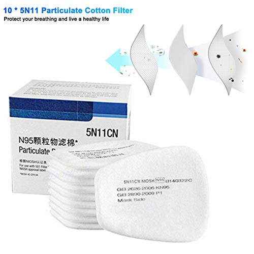 HAOX 15in1 Full Face Large Size Respirator,Full Face Wide Field of View,Widely Used in Organic Gas,Paint spary, Chemical,Woodworking