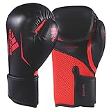 Adidas Speed 100 schwarz/RGE Boxhandschuhe, schwarz / rot, 08oz
