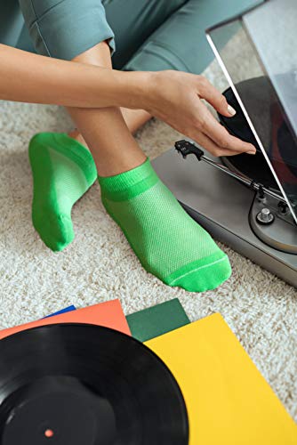 Image of Duna Ankle Socks for Womens - Ultra Thin Breathable Cotton Sport Socks - Athletic, Running, Low Cut, No Show (4 and 6 pairs)