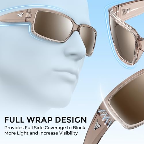 Image of KastKing Skidaway Polarized Sport Sunglasses for Men and Women,Ideal for Driving Fishing Cycling and Running,UV Protection