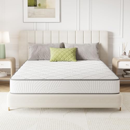Novilla Twin Size Mattress, 8 Inch Twin Mattress Hybrid with Comfy Support, Bed Mattresses in a Box...