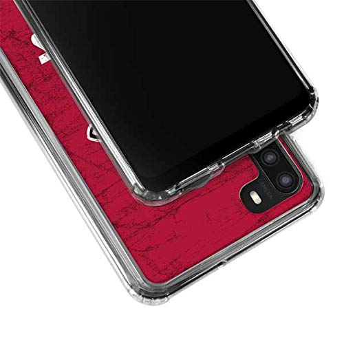 Skinit Clear Phone Case Compatible with Galaxy A21 - Officially Licensed NFL Kansas City Chiefs Distressed Design