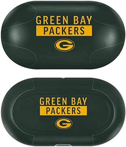 Skinit Decal Audio Skin Compatible with Samsung Galaxy Buds+ - Officially Licensed NFL Green Bay Packers Green Performance Series Design
