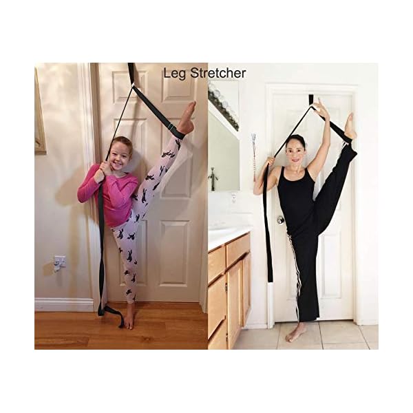 AMENKER-Leg-Stretcher-Door-Flexibility-Stretching-Leg-Strap-98ft-Door-Flexibility-Stretching-Leg-Strap-Great-Cheer-Dance-Gymnastics-Trainer-Stretching-Equipment AMENKER Leg Stretcher Door Flexibility Trainer Leg Strap, 9.8ft Door Flexibility Stretching Leg Strap Great Cheer Dance Gymnastics Trainer Stretching Equipment