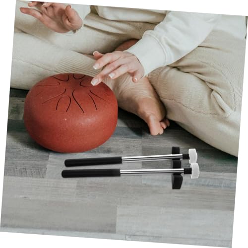 Mallets Percusión VICASKY 2 Pares con Agarre Antideslizante y Puntas de Fieltro para Tambor Tongue Drum, Meditación y Yoga miniatura 4