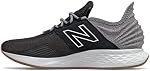 New Balance Men's Fresh Foam Roav V1 Running Shoe, Black/Light Aluminum, 9.5 M