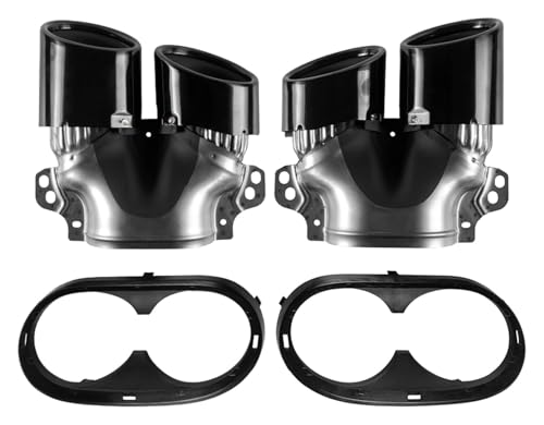 Puntas de escape para solucionar el desgaste del parachoques trasero Mercedes W177 AMG