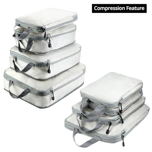 Organiseur de valise compression QWORK en tissu imperméable
