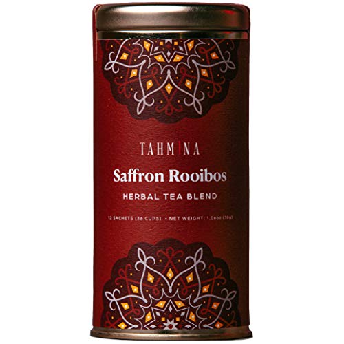 Tahmina Saffron Rooibos Caffeine Free Tea: South African Her...
