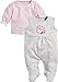 Produktbild Schnizler Baby-Mädchen Set Interlock Einhorn Strampler, Grau (Grau/Melange 37), 50