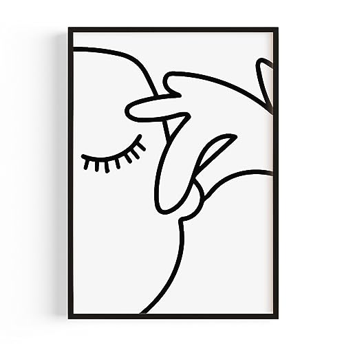 PULSE of HOME Quadro decorativo per il bagno, stampa artistica di alta qualità per la decorazione da parete, naso a A4 (21 x 29,7 cm), prodotto in Germania, senza cornice