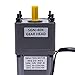 120W AC110V Gear Motor Electric Single-Phase Motor with Variable Adjustable Speed Controller, 40K Governor Geared Motor High Torque Reducer Motor for Industry (40K)