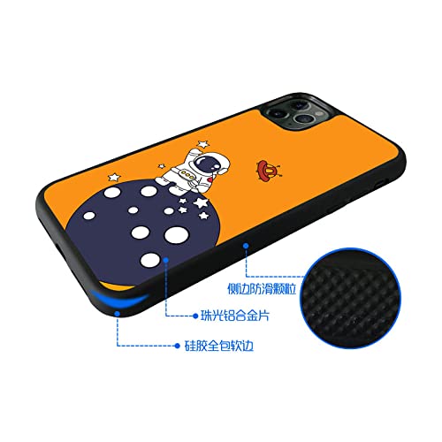 Coque silicone antidérapante astronaute dessin animé pour iPhone 11 Pro Max - 3