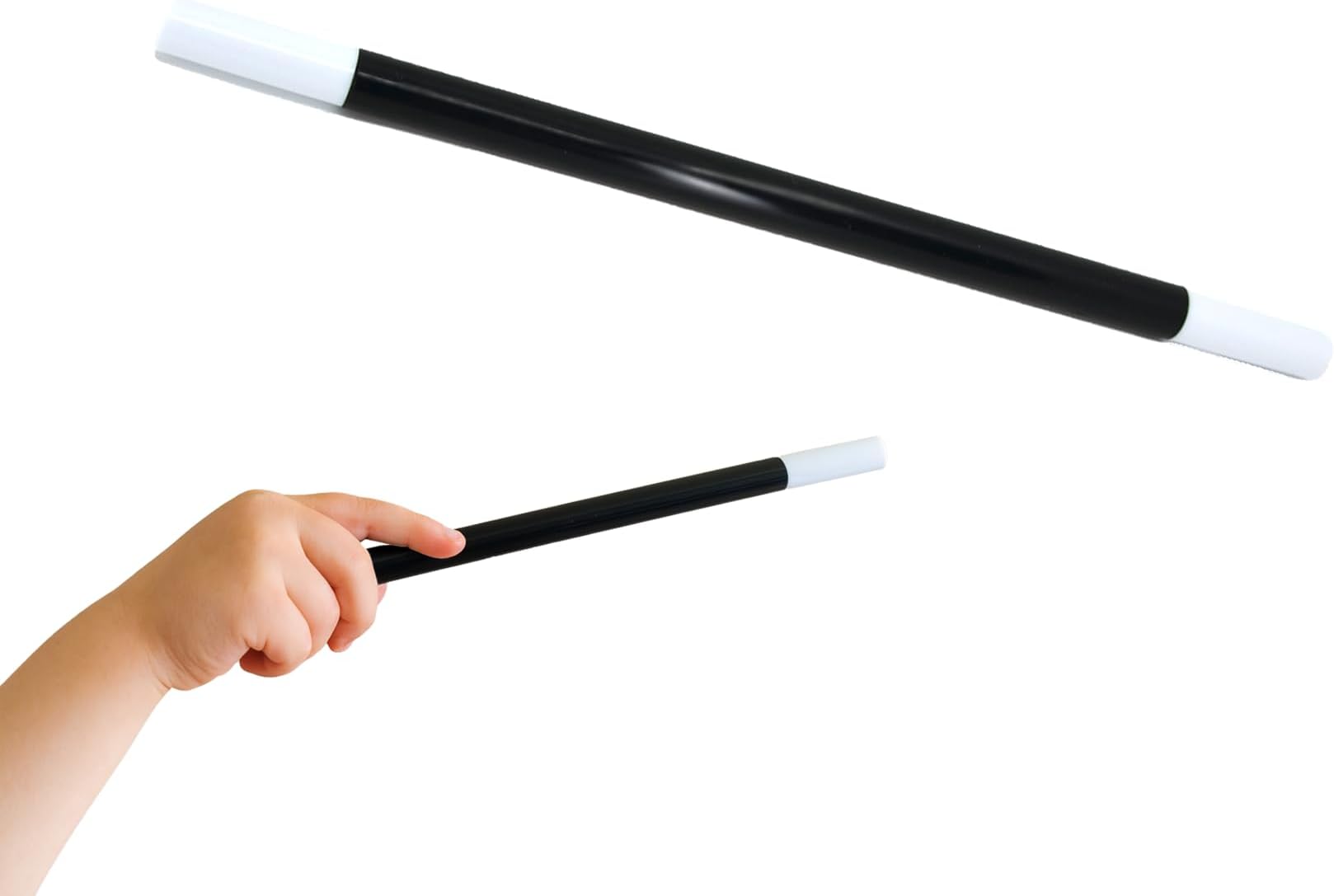 Magic Wand Black and White Magician Wand 26.5cm Long Magic Spell Caster Party Bag Fillers Kids Toys Fancy Dress Accessories Book Day