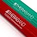 THERABAND FlexBar, Tennis Elbow Therapy Bar, Relieve Tendonitis Pain & Improve Grip Strength, Resistance Bar for Golfers Elbow & Tendinitis, Light-Medium, 2-Pack, RED/GREEN
