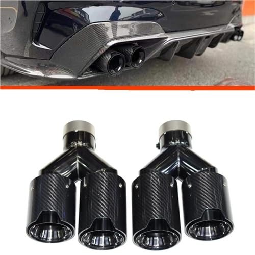 Silencieux pointe carbone bleu pour sublimer le style de votre voiture au quotidien - 4