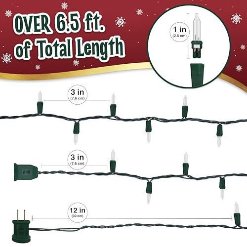Clearwarmwhitechristmastreelights20ftstringof105incandescentminibulbsmultifunctionallightingmodesfordecorativebedroomoutdoorxmastwinklelightswithgreenwiretotal216ft  Urban Country Home Decor Clear warm white christmas tree lights 20 ft string of 105 incandescent mini bulbs multifunctional lighting modes for decorative bedroom outdoor xmas twinkle lights with green wire total 216 ft  urban country home decor