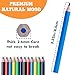 mzfoo 45 Sets of Mini Colored Pencils Bulk, 3.5 Inch Portable Short Colored Pencils for kids Pre-Sharpened Drawing Bulk Pack of Assorted Colors for Children, Classroom, and Painting (45)