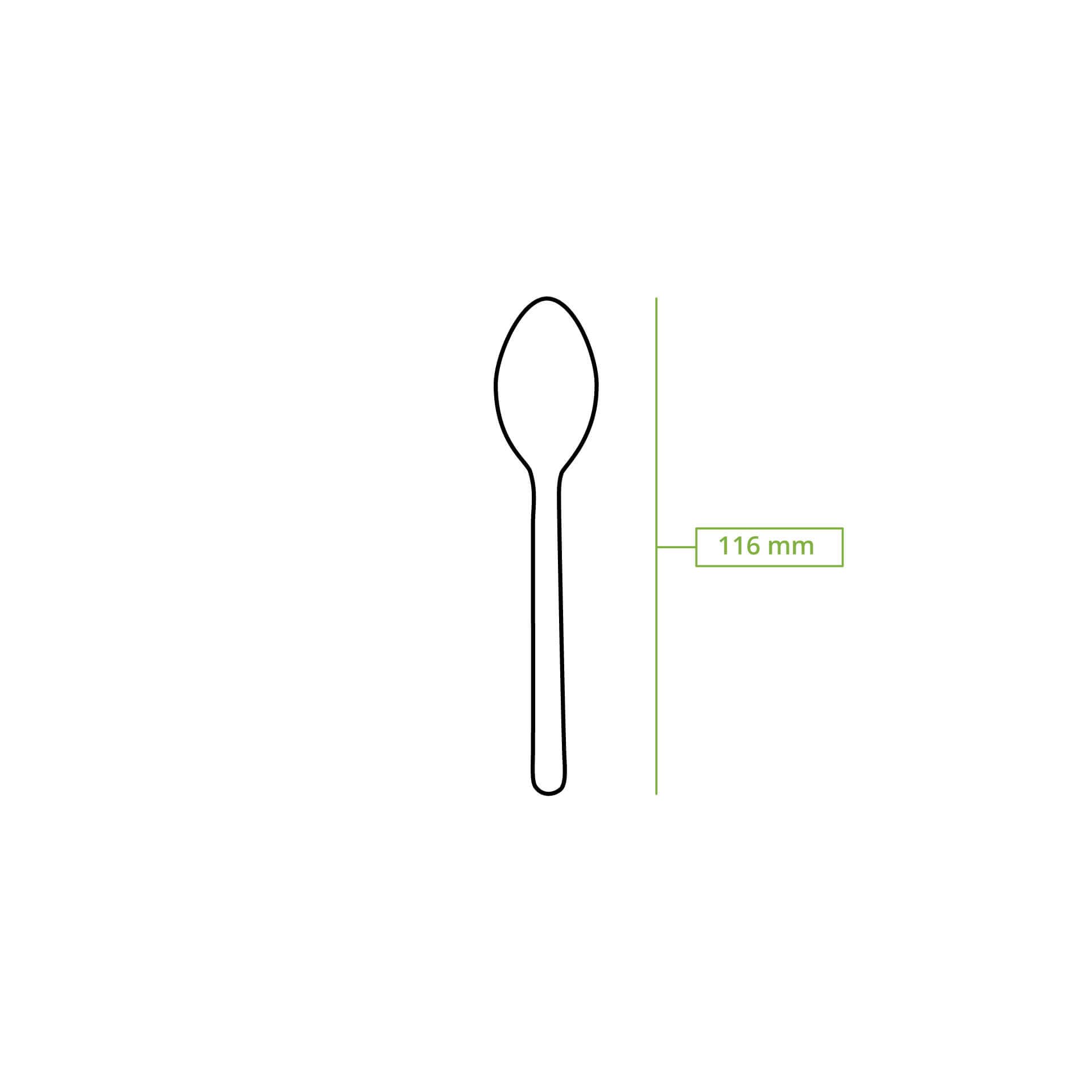BIOZOYG Cuchara papel de 11,5 cm marron I Cucharas catering de papel,estable, respetuoso con el medio ambiente y sin plástico I Cubiertos de snack para camiones de comida I Cucharas fiesta 500 piezas