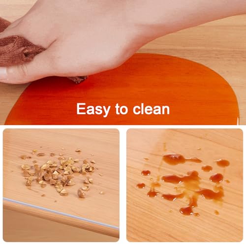 Protection de table transparente PVC 2,5 mm imperméable rectangulaire - 5