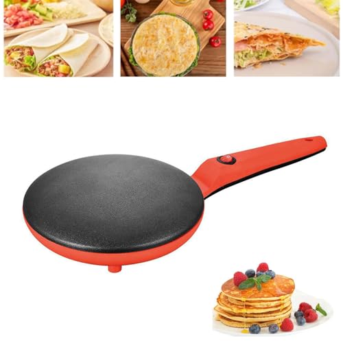 Instant Crepe Maker,8' Griddle Crepe Maker, Non-Stick Electric Crepes Pan, Auto Thermostat Control,...