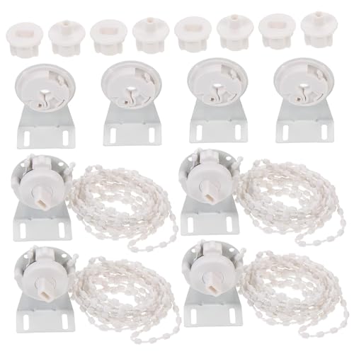 CORHAD 4 Sets Roller Blind Connector Kits Roller Shades Clutch Parts Curtain Accessories for Easy Installation for Living Bedroom Office Windows