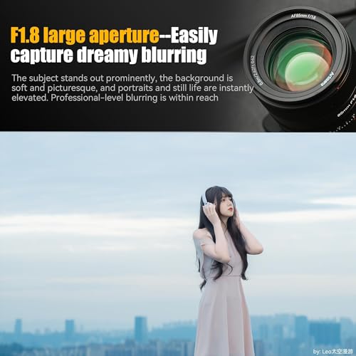 7artisans AF85mm f1.8 Vollformat-Porträt-Automatikobjektiv, kompatibel mit Kameras der Panasonic LUMIX S Series/Sigma L-Serie (schwarz) – Bild 5