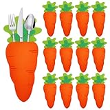 🌷【Idéal pour toutes les occasions】Ces pochettes à couverts sont parfaites pour Pâques, les soirées à thème, les réunions de famille, les mariages et les anniversaires. Elles apportent une touche festive et élégante à tous vos repas.