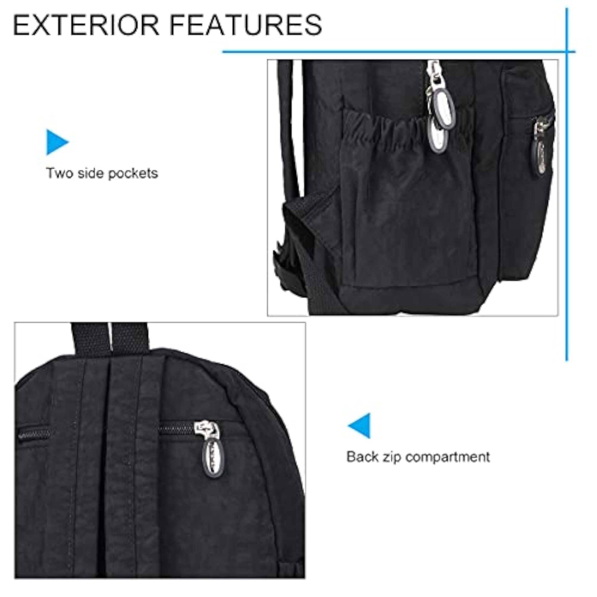 Mini Oxford Backpack for Outdoor Travel, Unisex