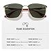 Ray-Ban RB3673M SCUDERIA FERRARI COLLECTION Square Shaped Non-Polarized Sunglasses for Men & Women – Includes Official RAYBAN Eyewear Kit – Ideal Formal & Casual Wear Sunglasses – Green Classic Lens