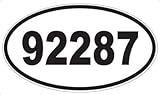 US Decal, Inc. Number 92287 Oval Sticker