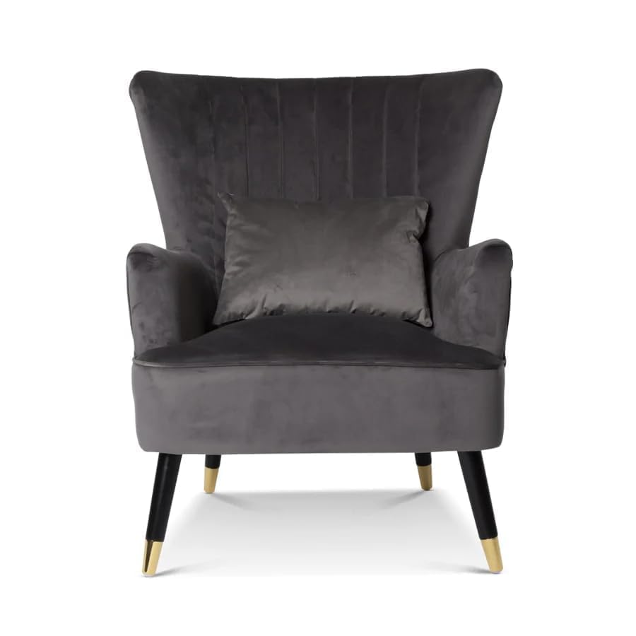 Image of Modern Armchair Single Sofa Chair for Small Apartments, Living Room or Bedroom