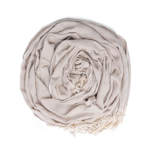 Baby Trapoz Mexican Rebozo Scarf, Shawl, Ideal for Natural Birth, Doula Massage, 98.5", Oatmeal4