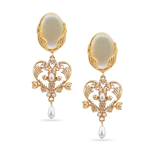 Image of Rubans Demi Fine Stainless Steel Stud Earrings Daily Gift for Women & Girls