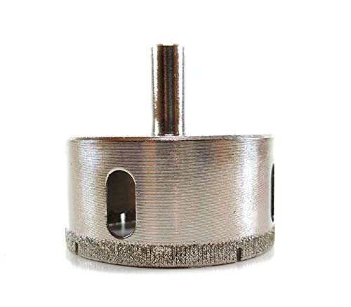 Drilax 2 3/8 Inch Diamond Hole Saw Drill Bit Ceramic, Porcelain Tiles Quartz Granite Countertop Shower, Faucet, Drain Hole Size 2-3/8 - Thumbnail 4
