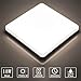 Produktbild Yafido Deckenlampe 18W LED Deckenleuchte Wasserdicht 1500LM 4000K Neutralweiß Viereckig Panel Deckenlampe Für Wohnzimmer Schlafzimmer Balkon Esszimmer Badezimmer Küche IP44 Nicht-dimmbar 28 * 28 cm