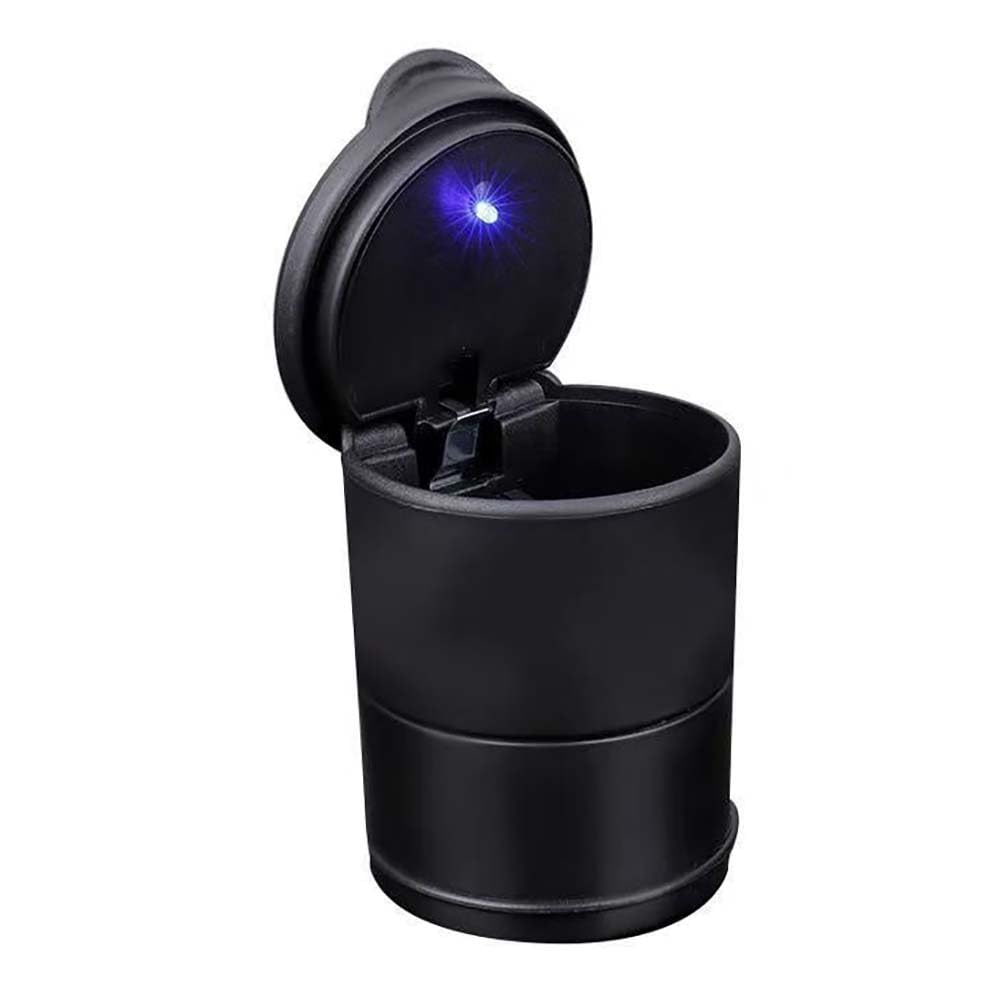 Portable Car Ashtray Applicable for Suzuki Vitara Brezza/Wagon R/Wagon R Smile/Xbee /XL7, LED Blue Light Car Ashtrays With Lid Smell Proof Interior Fittings,G