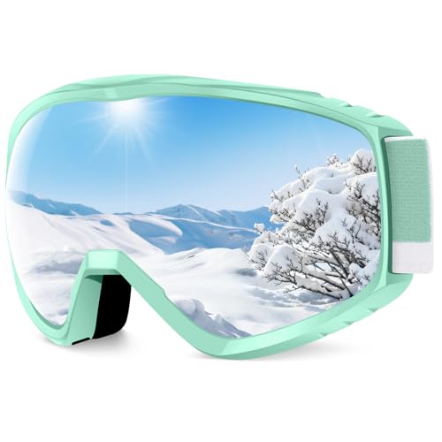 findway OTG Ski Goggles - Over Glasses Snow Snowboard Goggles for Men Women Adult & Youth - Anti-Fog...