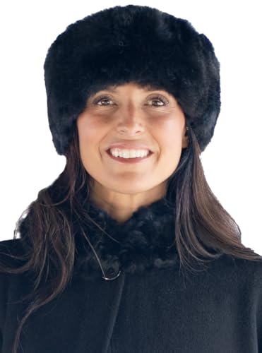Inca Fashions Luxurious Alpaca Headband - For Ultimate Warmth, Comfort & Style (Black, One Size - 24.5