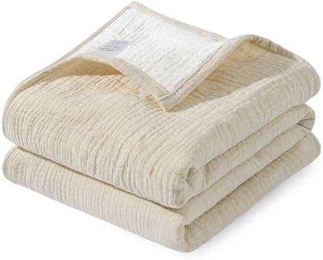 Muselina Manta Swaddle bebé, Muslin Manta Bebé 90x90cm, Algodón S...