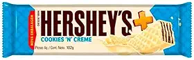 HERSHEYS MAIS COOKIES N CREME 102G